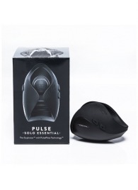 Черный инновационный мужской вибратор PULSE SOLO ESSENTIAL - Hot Octopuss - в Долгопрудном купить с доставкой