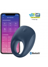 Эрекционное кольцо Satisfyer Strong One с возможностью управления через приложение - Satisfyer - в Долгопрудном купить с доставкой