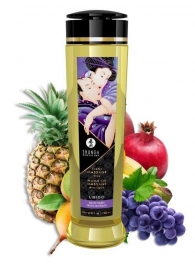 Массажное масло Libido Exotic Fruits с ароматом экзотических фруктов - 240 мл. - Shunga - купить с доставкой в Долгопрудном