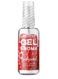 Интимный лубрикант EGZO AROMA с ароматом клубники - 50 мл. - EGZO - купить с доставкой в Долгопрудном