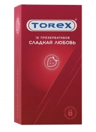 Презервативы Torex  Сладкая любовь  с ароматом клубники - 12 шт. - Torex - купить с доставкой в Долгопрудном