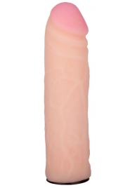 Пояс-трусики с насадкой Glamour Silver - 15,5 см. - LOVETOY (А-Полимер) - купить с доставкой в Долгопрудном