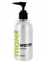 Лубрикант с согревающим эффектом MALE Cobeco Warm Lubricant - 250 мл. - Cobeco - купить с доставкой в Долгопрудном