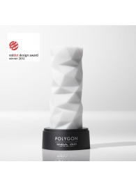 Белый 3D мастурбатор POLYGON - Tenga - в Долгопрудном купить с доставкой