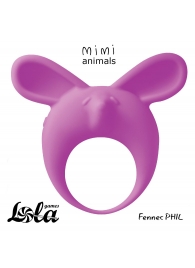 Фиолетовое эрекционное кольцо Fennec Phil - Lola Games - в Долгопрудном купить с доставкой