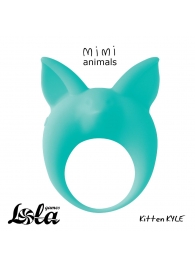 Зеленое эрекционное кольцо Kitten Kyle - Lola Games - в Долгопрудном купить с доставкой
