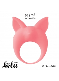 Оранжевое эрекционное кольцо Kitten Kyle - Lola Games - в Долгопрудном купить с доставкой