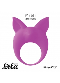 Фиолетовое эрекционное кольцо Kitten Kyle - Lola Games - в Долгопрудном купить с доставкой