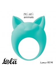 Зеленое эрекционное кольцо Lemur Remi - Lola Games - в Долгопрудном купить с доставкой