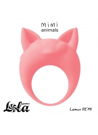 Оранжевое эрекционное кольцо Lemur Remi - Lola Games - в Долгопрудном купить с доставкой