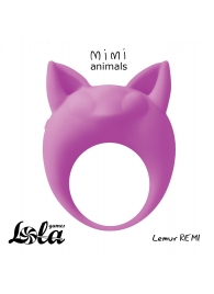 Фиолетовое эрекционное кольцо Lemur Remi - Lola Games - в Долгопрудном купить с доставкой