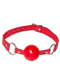 Красный кляп-шарик Firecracker - Lola Games - купить с доставкой в Долгопрудном