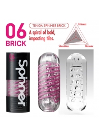 Мастурбатор SPINNER Brick - Tenga - в Долгопрудном купить с доставкой