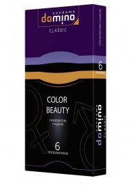 Разноцветные презервативы DOMINO Colour Beauty - 6 шт. - Domino - купить с доставкой в Долгопрудном