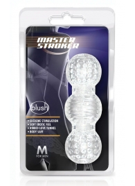 Прозрачный фигурный мастурбатор Master Stroker - Blush Novelties - в Долгопрудном купить с доставкой