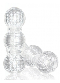 Прозрачный фигурный мастурбатор Master Stroker - Blush Novelties - в Долгопрудном купить с доставкой