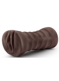 Коричневый мастурбатор-вагина Hot Chocolate Brianna - Blush Novelties - в Долгопрудном купить с доставкой