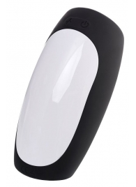 Черно-белый перезаряжаемый мастурбатор Erotist Hailstorm - Erotist Adult Toys - в Долгопрудном купить с доставкой