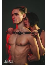 Черный кляп Love Addict на замочке - Lola Games - купить с доставкой в Долгопрудном