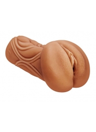 Кофейный мастурбатор-вагина Dumpling - Lola Games - в Долгопрудном купить с доставкой