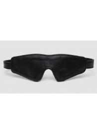 Черная плотная маска на глаза Bound to You Faux Leather Blindfold - Fifty Shades of Grey - купить с доставкой в Долгопрудном
