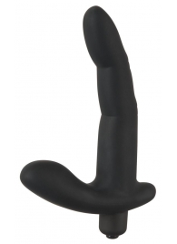 Черный вибромассажер простаты Naughty Finger Prostate Vibe - 13,8 см. - Orion - в Долгопрудном купить с доставкой