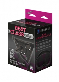 Черный пояс для насадок BEST CLASS STRAP - LOVETOY (А-Полимер) - купить с доставкой в Долгопрудном