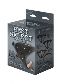 Пояс HARNESS BEST SELECT с вагинальной пробкой - LOVETOY (А-Полимер) - купить с доставкой в Долгопрудном