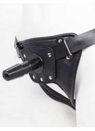 Черный пояс для насадок CLASS STRAP Restyling - LOVETOY (А-Полимер) - купить с доставкой в Долгопрудном