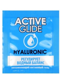 Лубрикант на водной основе Active Glide с гиалуроновой кислотой - 3 гр. - Биоритм - купить с доставкой в Долгопрудном