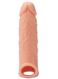 Телесная насадка EXTENDER WITH BALL STRAP 6.5 - 17 см. - Dream Toys - в Долгопрудном купить с доставкой