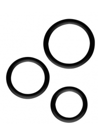 Набор из 3 эрекционных колец SILICONE COCKRINGS - Dream Toys - в Долгопрудном купить с доставкой