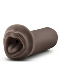 Коричневый мастурбатор-ротик Naughty Nicole - Blush Novelties - в Долгопрудном купить с доставкой