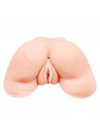 Телесная вибровагина Julie с 2 рабочими отверстиями - Baile - в Долгопрудном купить с доставкой