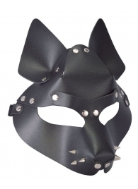 Черная маска Wolf с шипами - Sitabella - купить с доставкой в Долгопрудном