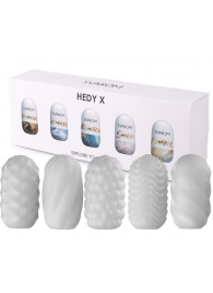 Набор из 5 мастурбаторов Hedy X5 Mixed - Svakom - в Долгопрудном купить с доставкой