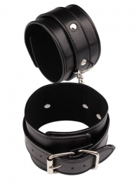 Черные оковы Classic Ankle Cuffs - Chisa - купить с доставкой в Долгопрудном