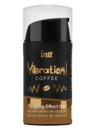 Жидкий интимный гель с эффектом вибрации Vibration! Coffee - 15 мл. - INTT - купить с доставкой в Долгопрудном