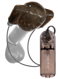 Дымчатый вибростимулятор головки пениса Dual Vibrating Head Teaser - Pipedream - в Долгопрудном купить с доставкой
