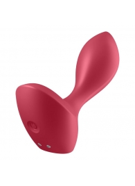 Красный вибромассажёр простаты Satisfyer Backdoor Lover - 14 см. - Satisfyer - в Долгопрудном купить с доставкой