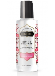 Гель-лубрикант на водной основе Divine Nectars Strawberry Dream с ароматом клубники - 150 мл. - Kama Sutra - купить с доставкой в Долгопрудном