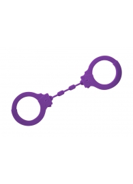 Фиолетовые силиконовые поножи Limitation - Lola Games - купить с доставкой в Долгопрудном