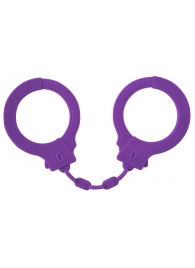 Фиолетовые силиконовые поножи Limitation - Lola Games - купить с доставкой в Долгопрудном