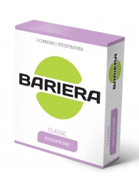 Классические презервативы Bariera Classic - 3 шт. - Bariera - купить с доставкой в Долгопрудном