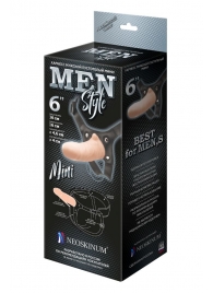 Пустотелый фаллопротез MEN STYLE - 17,5 см. - LOVETOY (А-Полимер) - купить с доставкой в Долгопрудном