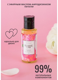 Массажное масло Pleasure Lab Delicate с ароматом пиона и пачули - 50 мл. - Pleasure Lab - купить с доставкой в Долгопрудном
