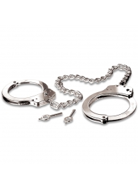 Металлические наручники Metal Leg Cuffs - Pipedream - купить с доставкой в Долгопрудном