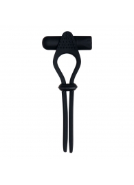 Черное эрекционное лассо с вибропулей Black Tie Affair - Zero Tolerance - в Долгопрудном купить с доставкой