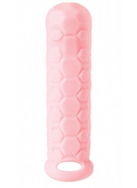Розовый фаллоудлинитель Homme Long - 15,5 см. - Lola Games - в Долгопрудном купить с доставкой