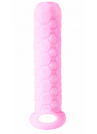 Розовый фаллоудлинитель Homme Long - 13,5 см. - Lola Games - в Долгопрудном купить с доставкой